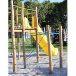 Parque infantil madeira natural Barco Viquingue