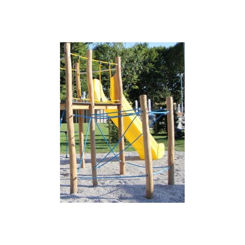 Parque infantil madeira natural Barco Viquingue