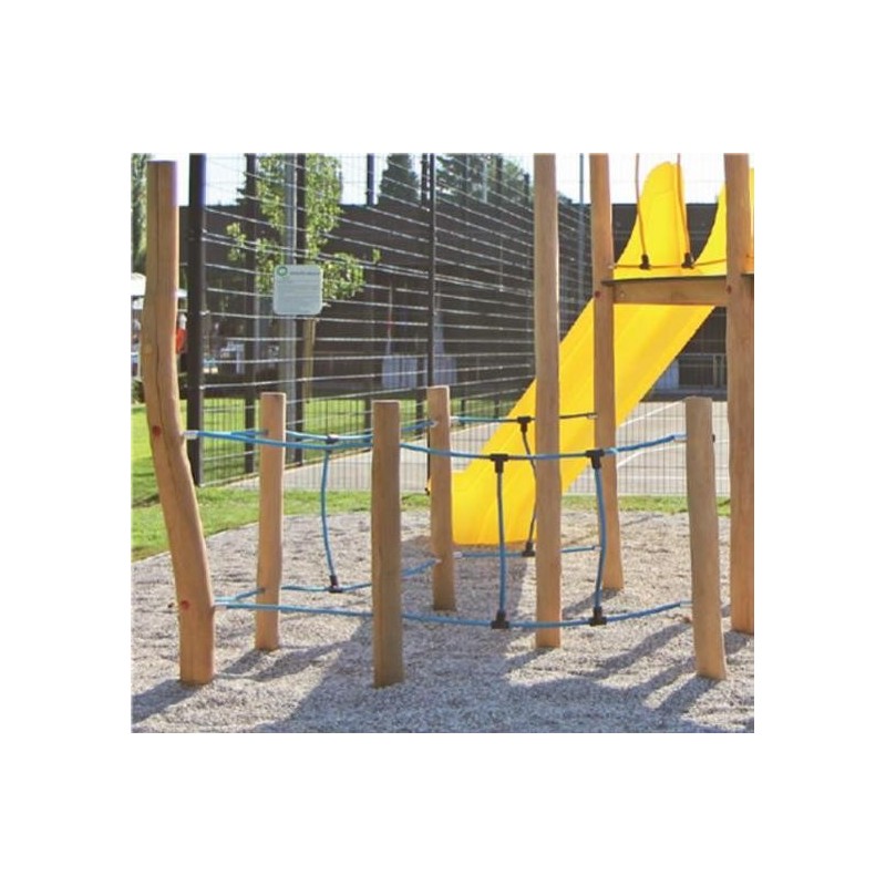 Parque infantil madeira natural Barco Viquingue