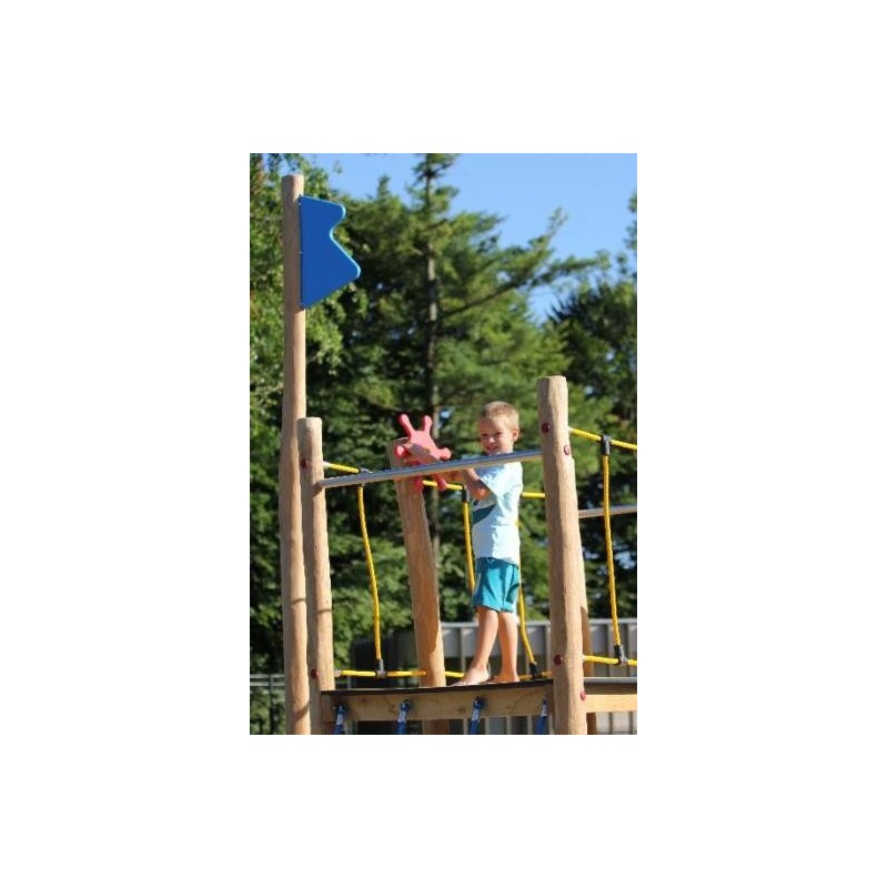 Parque infantil madeira natural Barco Viquingue