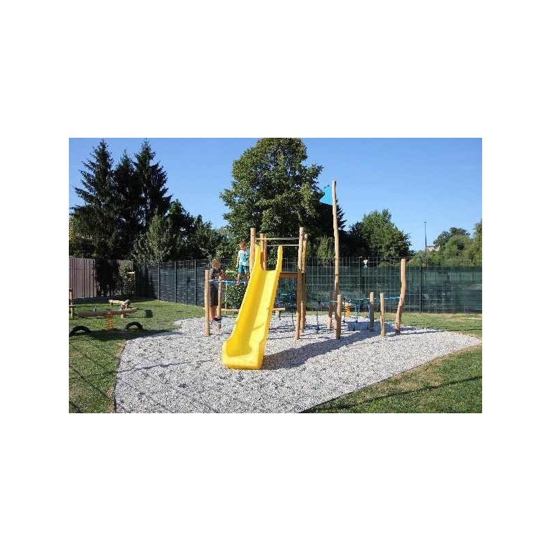 Parque infantil madeira natural Barco Viquingue