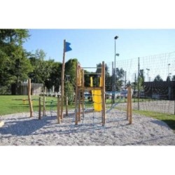 Parque infantil madeira natural Barco Viquingue