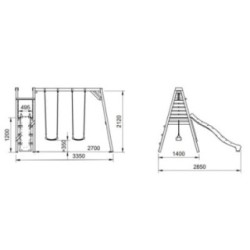 Parque infantil Masgames Lignum L