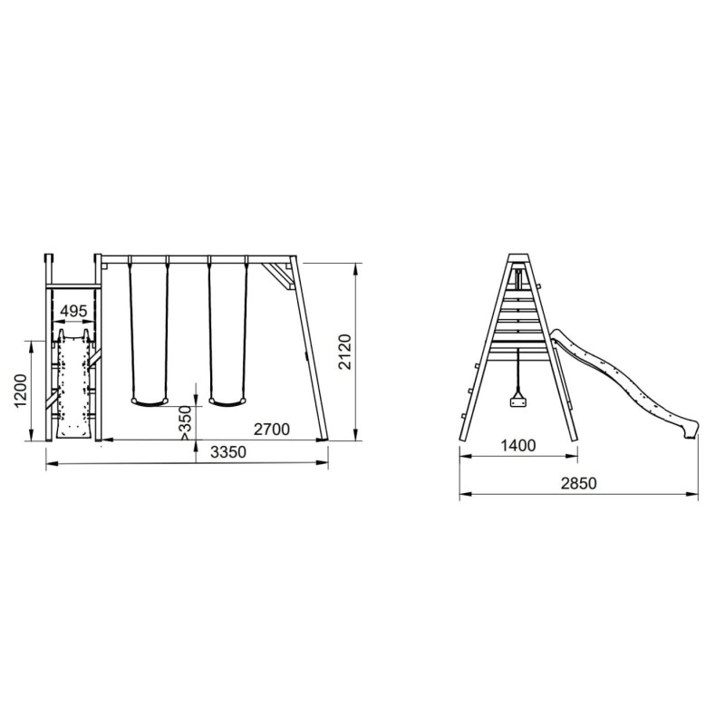 Parque infantil Masgames Lignum L
