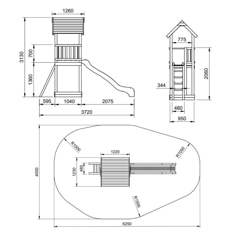 Parque infantil MASGAMES BOREALIS Optima