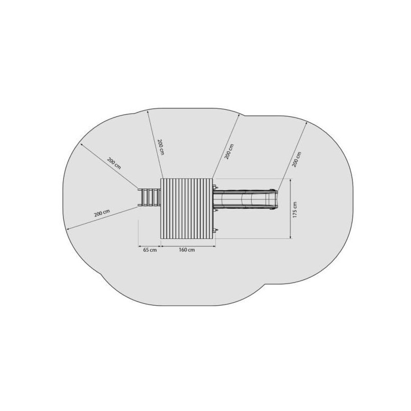Parque infantil Masgames Beach Hut L