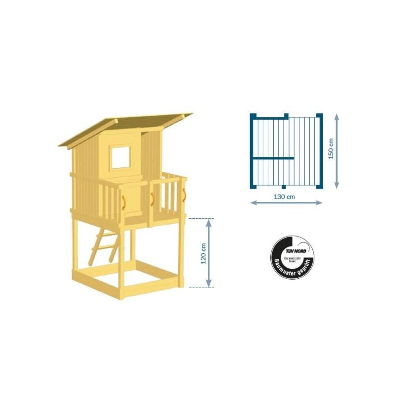 Parque infantil Masgames Beach Hut L