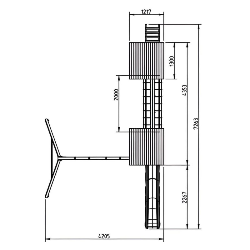 Parque infantil Masgames Apeninos XL