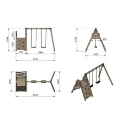 Parque infantil Masgames Siberia Aventura L