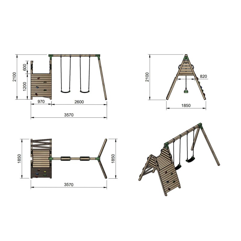 Parque infantil Masgames Siberia Aventura L