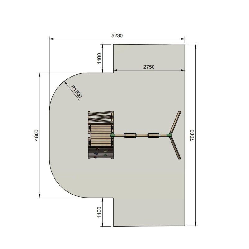 Parque infantil Masgames Siberia Aventura L