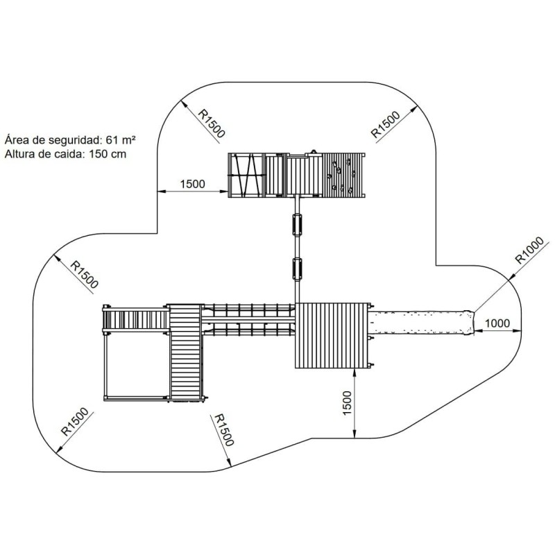 Parque infantil Masgames BAIKAL XL