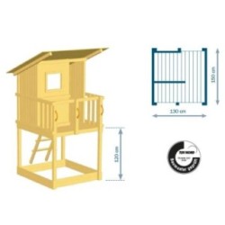 Parque infantil Masgames Beach Hut L + Baloiço