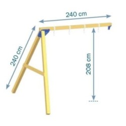 Parque infantil Masgames Beach Hut L + Baloiço