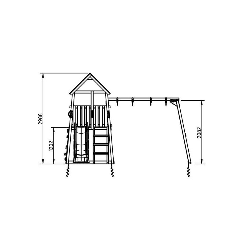 Parc infantil Masgames Belvedere L + Gronxador