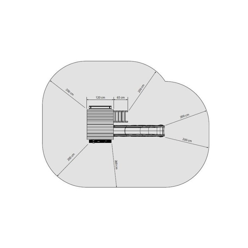 Parc infantil Masgames Belvedere L + Gronxador