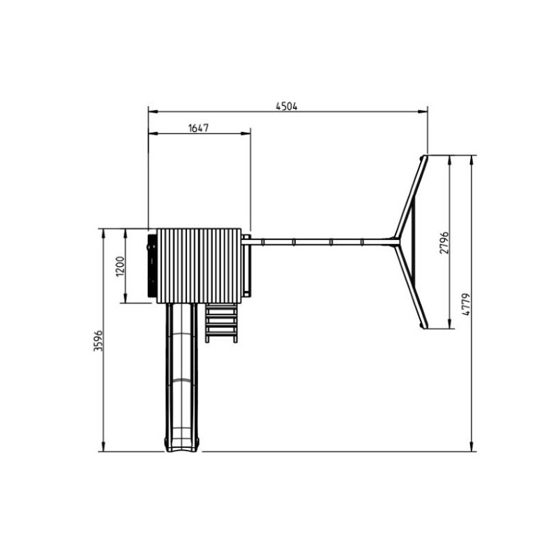 Parque infantil Masgames Belvedere XL + Columpio
