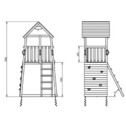 Parque infantil Masgames Belvedere XL + @Challenger