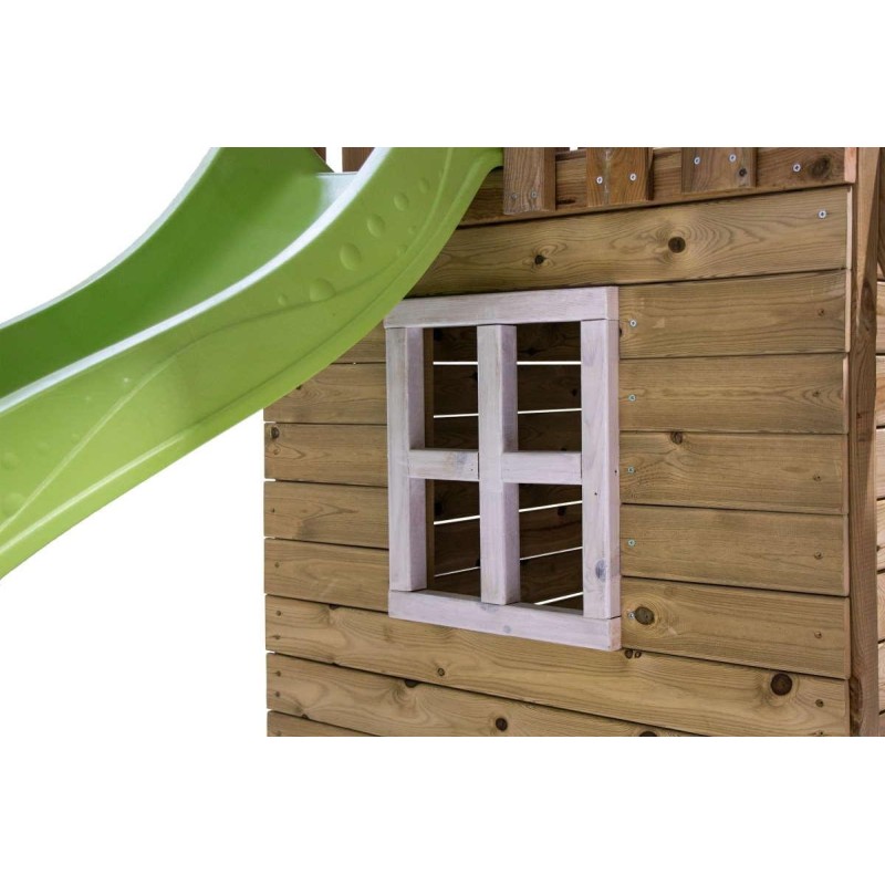 Parque infantil Masgames Canigó L con casita + Columpio