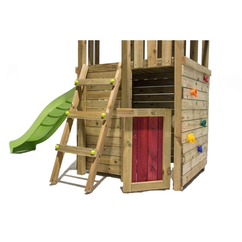 Parque infantil Masgames Canigó L con casita + Columpio