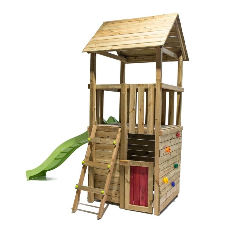 Parque infantil Masgames Canigó L con casita + Columpio