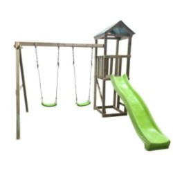 Parque infantil Masgames Carlit L con techo de lona