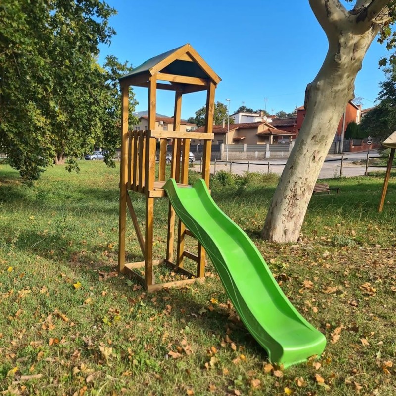 Parque infantil Masgames Carlit L con techo de lona