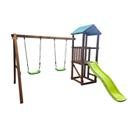 Parque infantil Masgames Carlit M con techo de lona