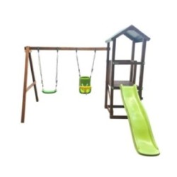 Parque infantil Masgames Carlit M con techo de lona