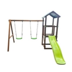 Parque infantil Masgames Carlit M con techo de lona