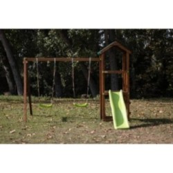 Parque infantil Masgames Carlit M con techo de lona