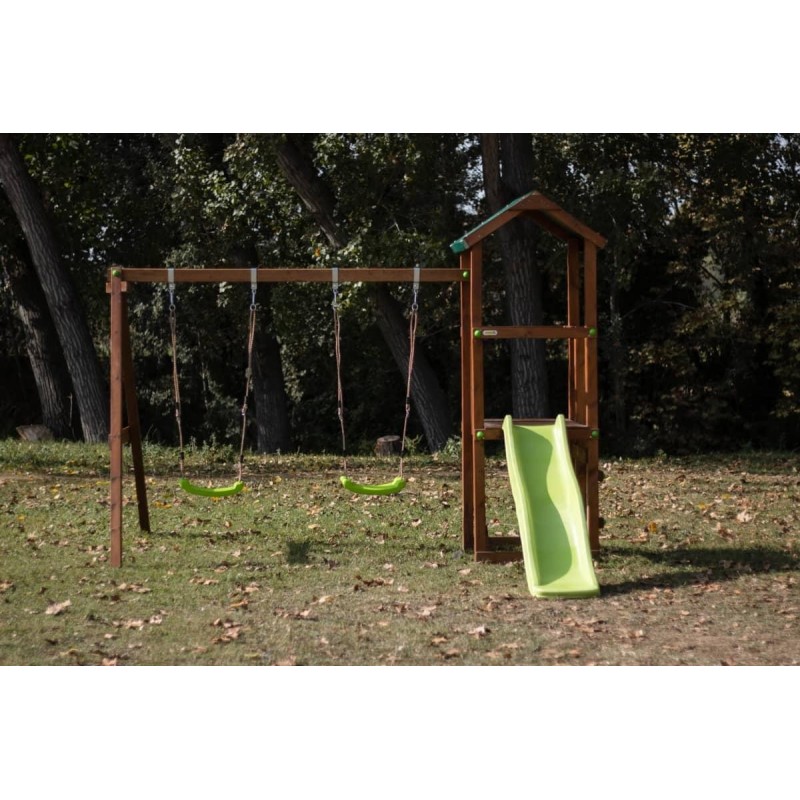 Parque infantil Masgames Carlit M con techo de lona