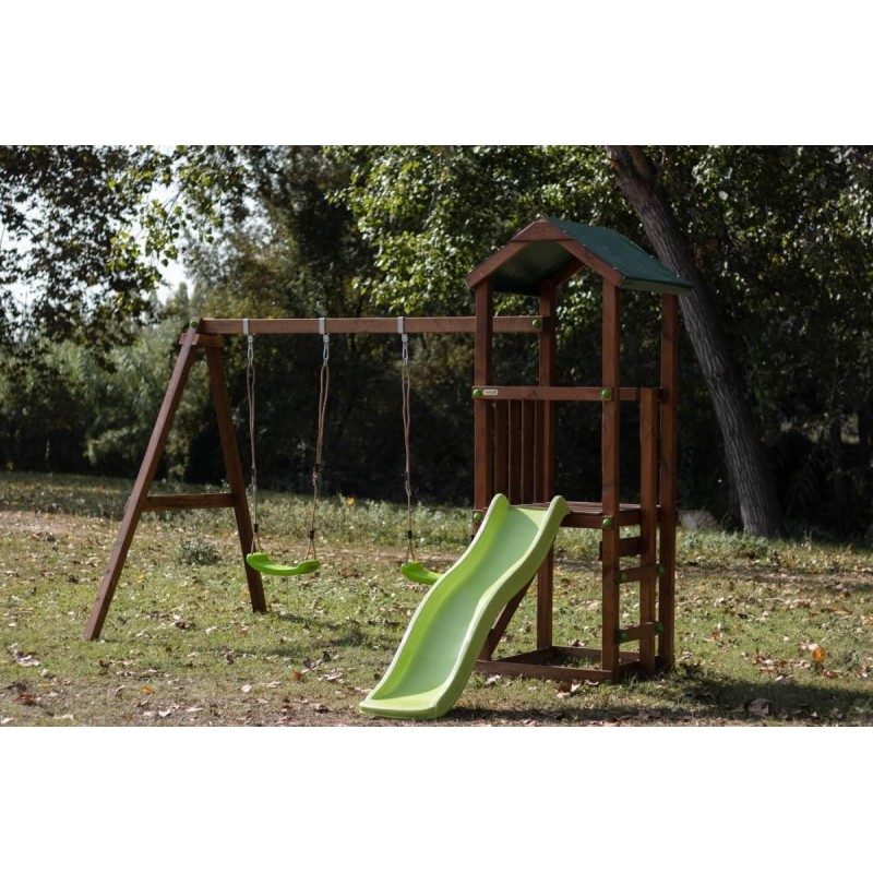 Parque infantil Masgames Carlit M con techo de lona