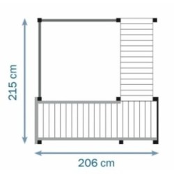 Parque infantil Masgames Crossfit XL + Columpio