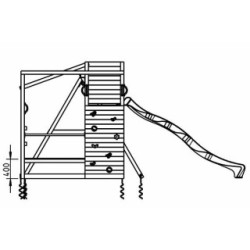 Parque infantil Masgames Crossfit XL + Columpio