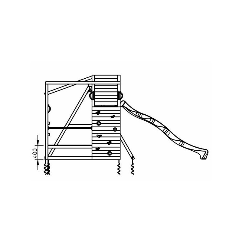 Parque infantil Masgames Crossfit XL + Columpio