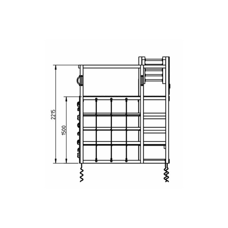 Parque infantil Masgames Crossfit XL + Columpio