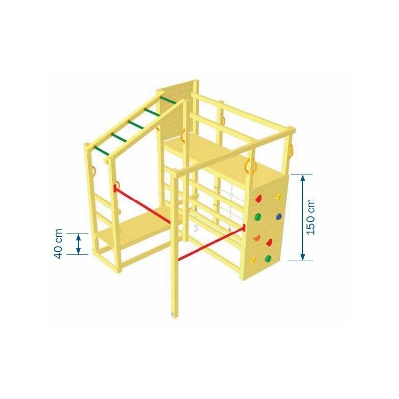 Parque infantil Masgames Crossfit XL + Columpio