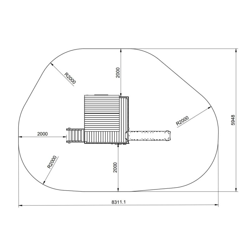 Parque infantil Masgames Lollipop L