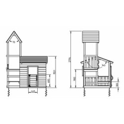 Parque infantil Masgames Lookout M