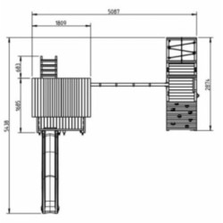 Parque infantil Masgames Pagoda XL + @Challenger