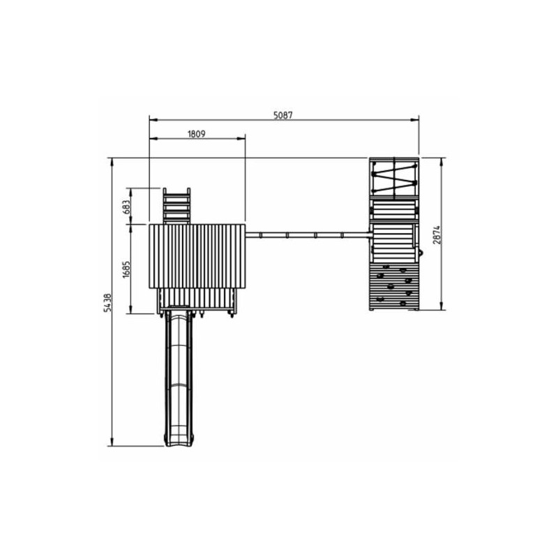 Parque infantil Masgames Pagoda XL + @Challenger