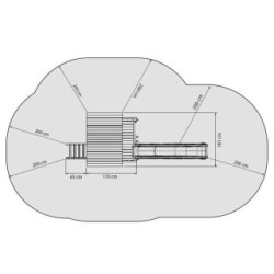 Parque infantil Masgames Pagoda XL + @Challenger