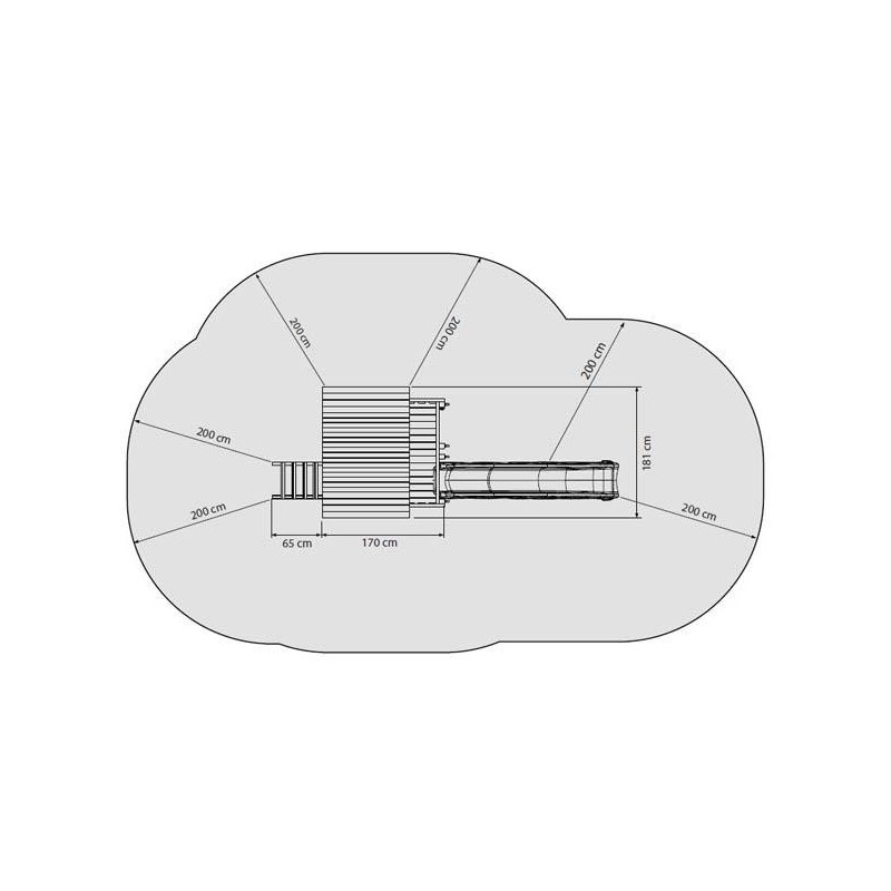 Parque infantil Masgames Pagoda XL + @Challenger