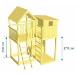 Parque infantil Masgames Palazzo XL + Baloiço