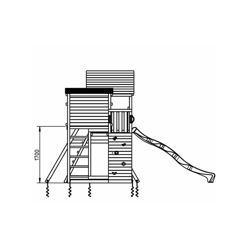 Parque infantil Masgames Palazzo XL + Baloiço