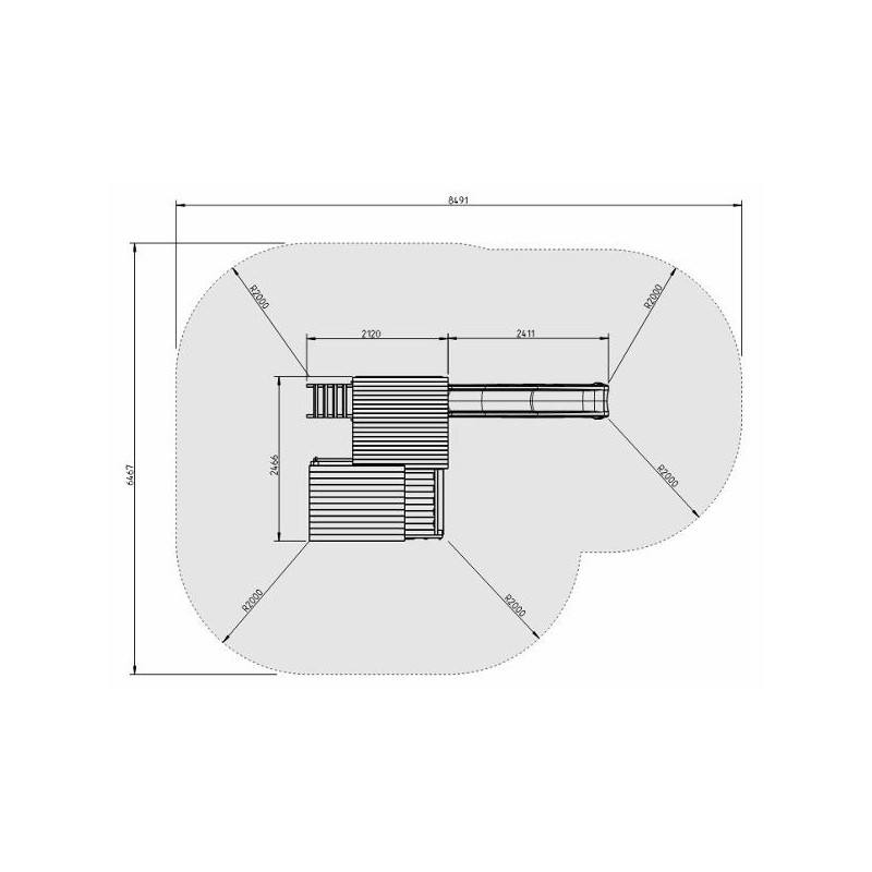 Parque infantil Masgames Palazzo XL + @Challenger