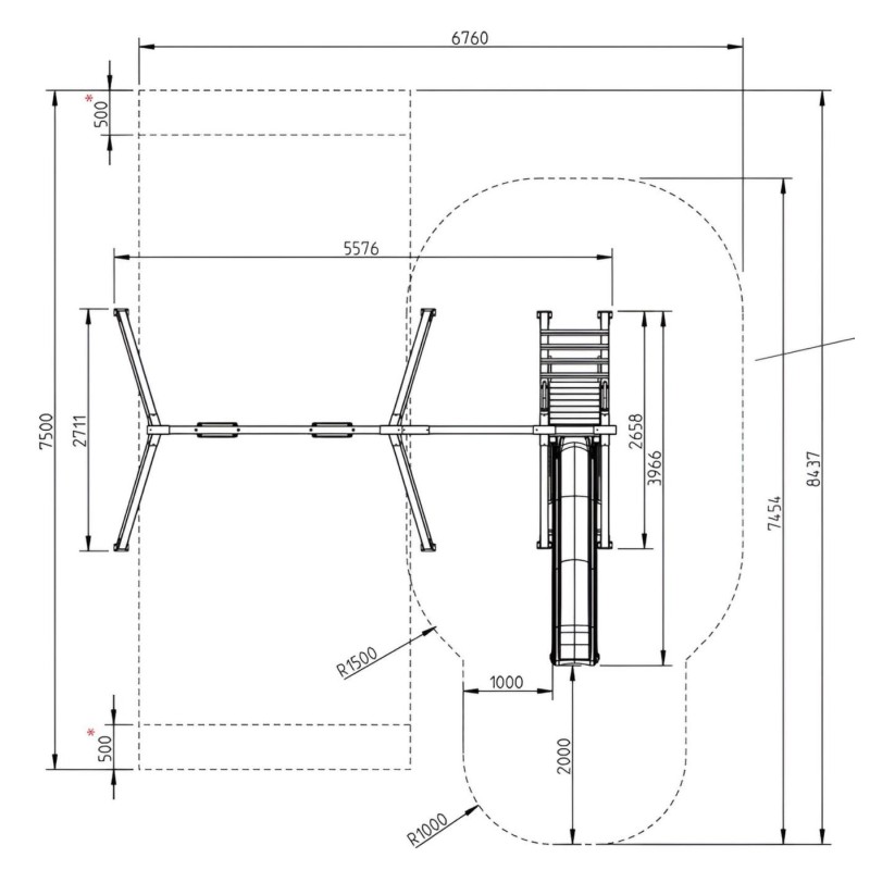 Parque infantil MASGAMES PEGASUS Optima