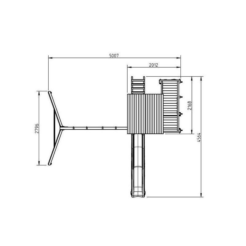 Parque infantil Masgames Penthouse XL+ Columpio