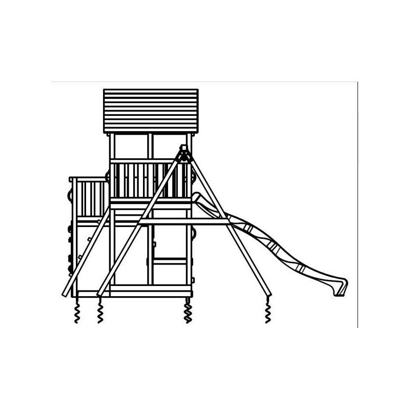 Parque infantil Masgames Penthouse XL+ Columpio